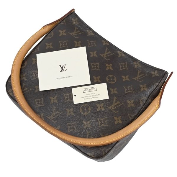 i360203 04 14 Louis Vuitton Looping MM Shoulder Bag Brown