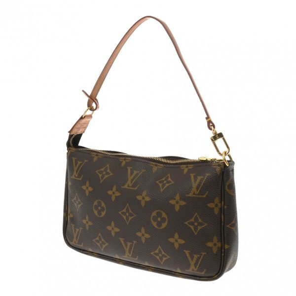 ik 00 0616323 3 Louis Vuitton Monogram Pochette Accessoire Brown