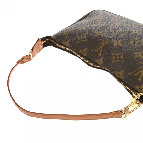 ik 00 0616323 4 Louis Vuitton Monogram Pochette Accessoire Brown