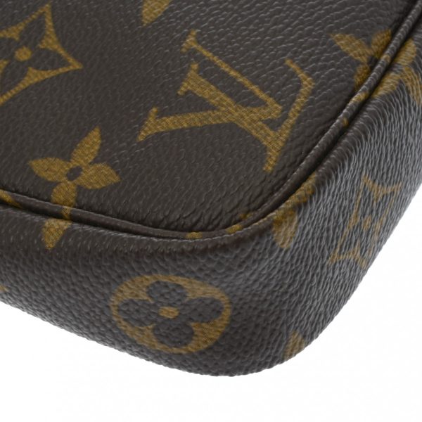 ik 00 0616323 6 Louis Vuitton Monogram Pochette Accessoire Brown