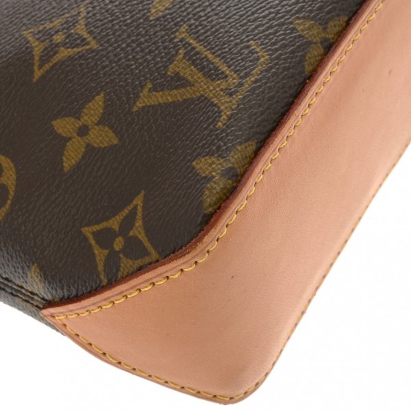 ik 00 0616326 10 Louis Vuitton Monogram Trotter Shoulder Bag Brown