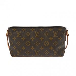 ik 00 0616326 2 Louis Vuitton Cite Monogram Tote Bag Brown