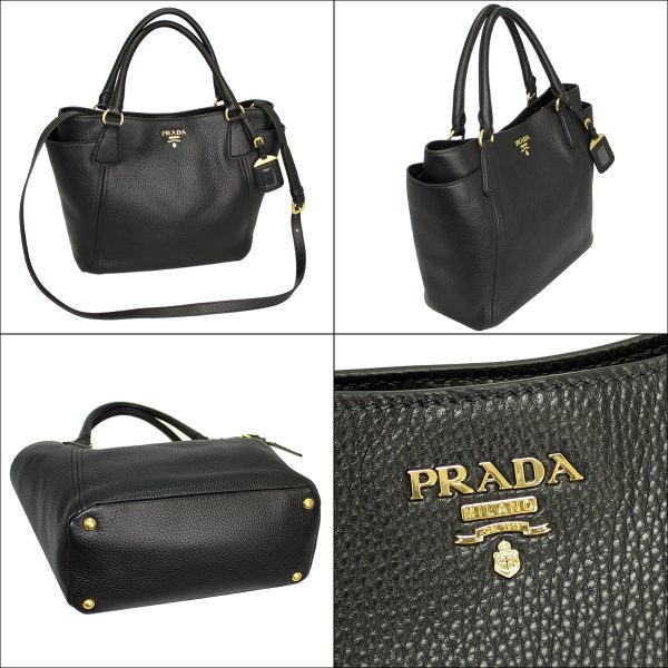 img60358162 Prada 2way Tote Bag Black