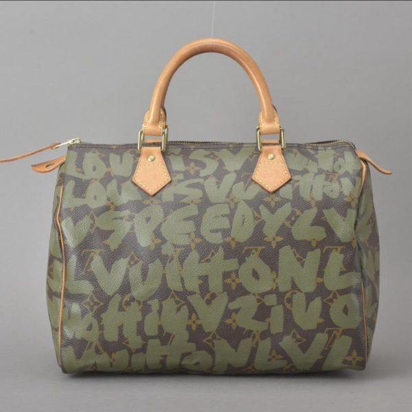 screenshot 11 Louis Vuitton Speedy 30 Handbag Monogram Graffiti Tote Bag Green