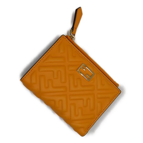 img 0105 Fendi Bi fold Compact Wallet Clementine