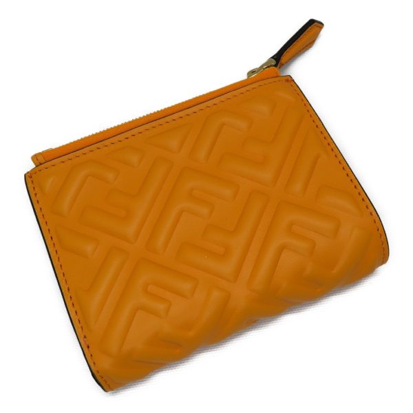 img 0107 Fendi Bi fold Compact Wallet Clementine