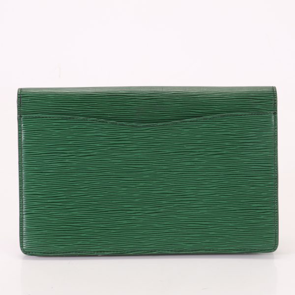 img 01465674 Louis Vuitton Montaigne Pouch Leather Green