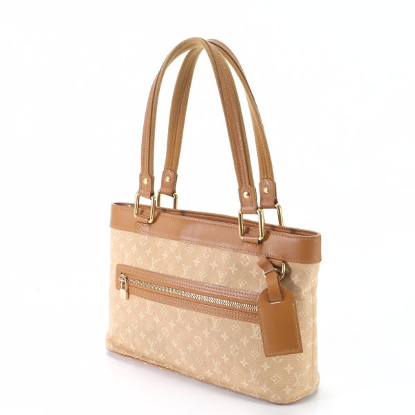 img 01621058 Louis Vuitton Mini Lucille Pm Tote Bag Leather Beige