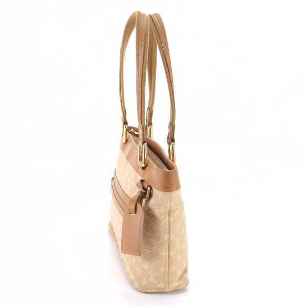 img 01621061 Louis Vuitton Mini Lucille Pm Tote Bag Leather Beige