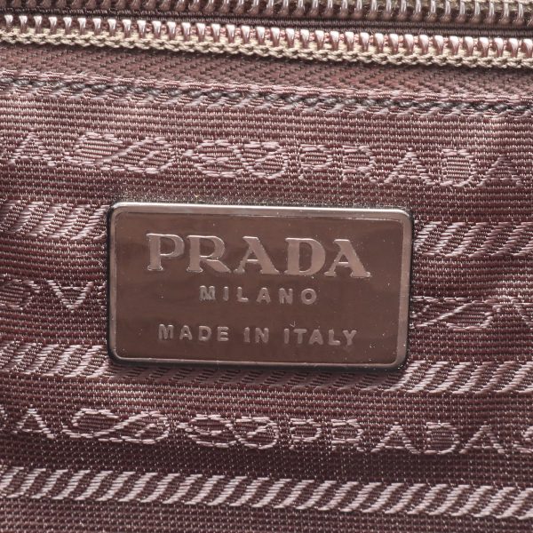 img 01640662 Prada Leather Business Bag Brown