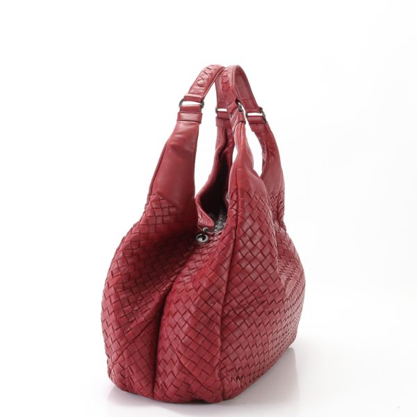 img 01653282 Bottega Veneta Intrecciato Braided Hobo Type Leather Tote Bag