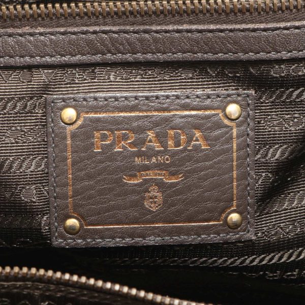 img 01660012 Prada Tesuto Tote Bag Brown