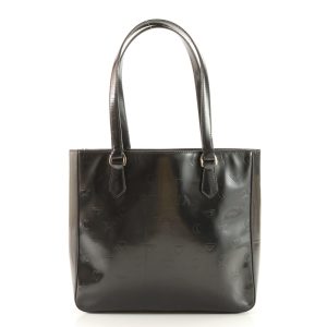 img 01674576 Saint Laurent Baby Cabas Leather Handbag Black