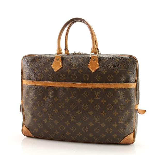 img 01675271 Louis Vuitton Monogram Porte Document Voyage Business Bag Leather