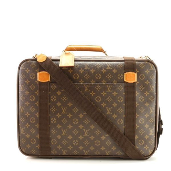 img 01676180 Louis Vuitton Monogram Satellite Boston Bag Leather