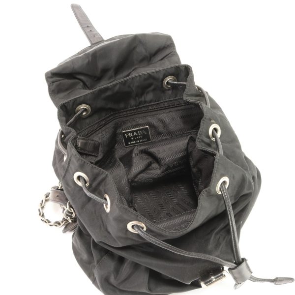 img 01678605 Prada Tessuto Nylon Chain Rucksack Very Good Condition