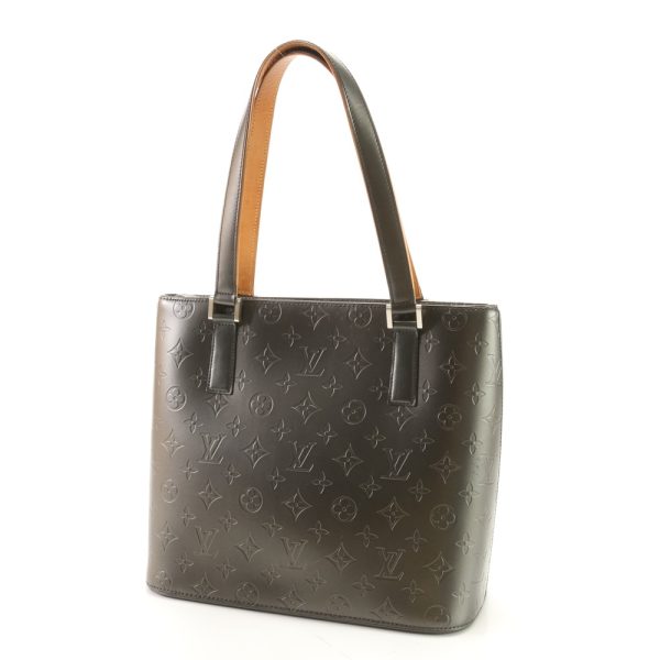 img 01679371 Louis Vuitton Monogram Matte Stockton Leather Tote Bag