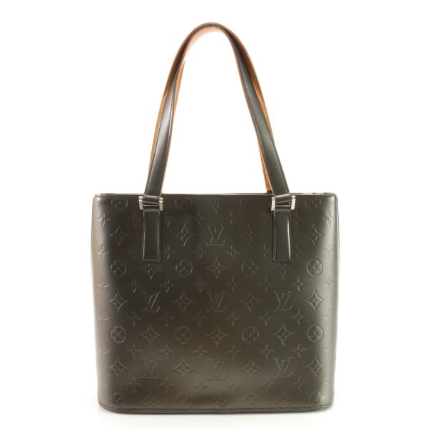 img 01679374 Louis Vuitton Monogram Matte Stockton Leather Tote Bag