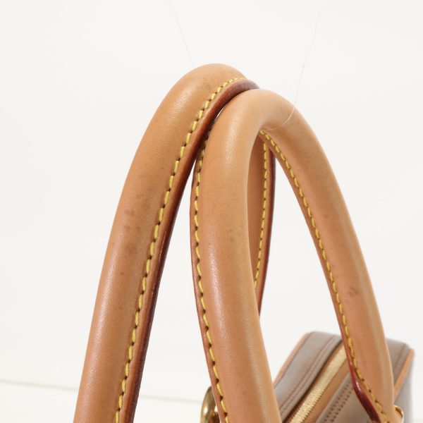 img 01682042 Louis Vuitton Monogram Vernis Van Damme Business Bag Leather Bronze