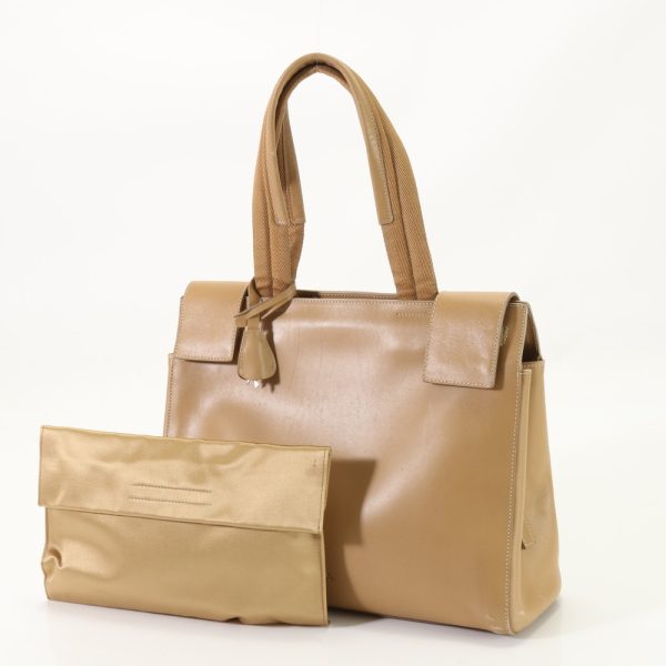 img 01683028 Prada Tote Bag Leather Brown