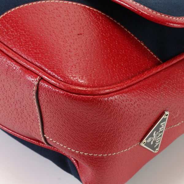 img 01685306 Prada Shoulder Bag Dark Blue Leather