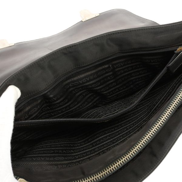 img 01685432 Prada Tesuto Nylon Business Bag Black