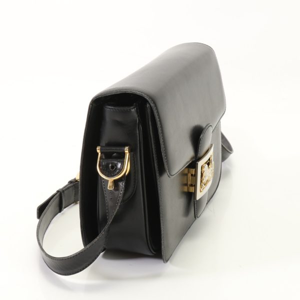 img 01686623 Vintage Celine Carriage Hardware Leather Shoulder Bag Crossbody