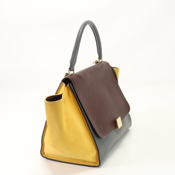 img 01686729 Celine Trapeze Medium Leather 2Way Shoulder Bag