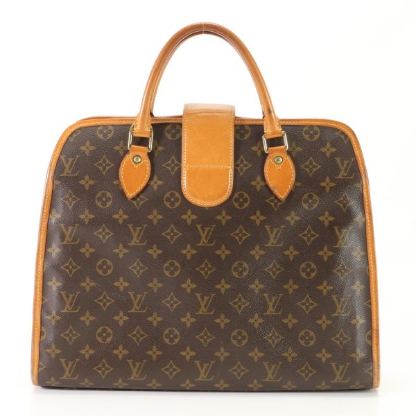 img 01686968 Louis Vuitton Monogram Rivoli Document Bag Brown