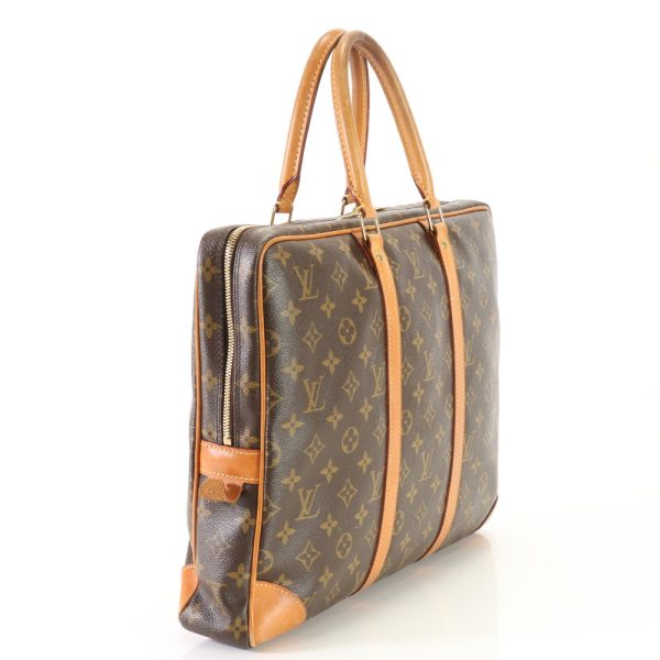 img 01686982 Louis Vuitton Porte Voyage Business Bag Brown