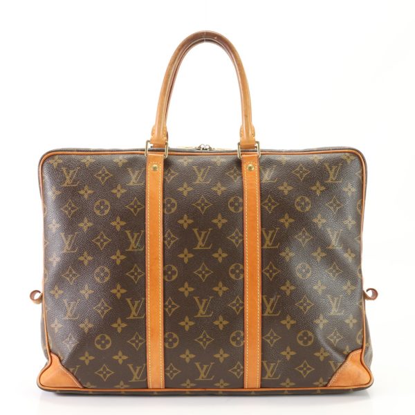 img 01686985 Louis Vuitton Porte Voyage Business Bag Brown