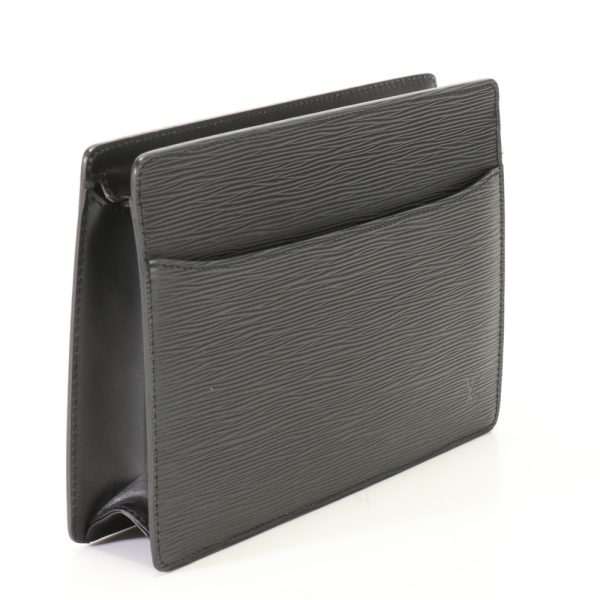 img 01687260 Louis Vuitton Epi Pochette Homme Clutch Pouch Noir