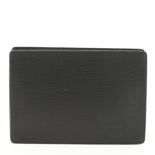 img 01687262 Louis Vuitton Epi Pochette Homme Clutch Pouch Noir