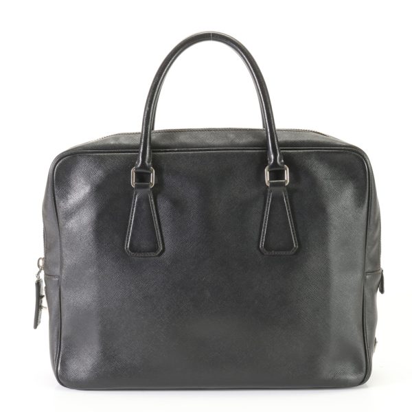 img 01687324 Prada Saffiano Leather Business Bag Black