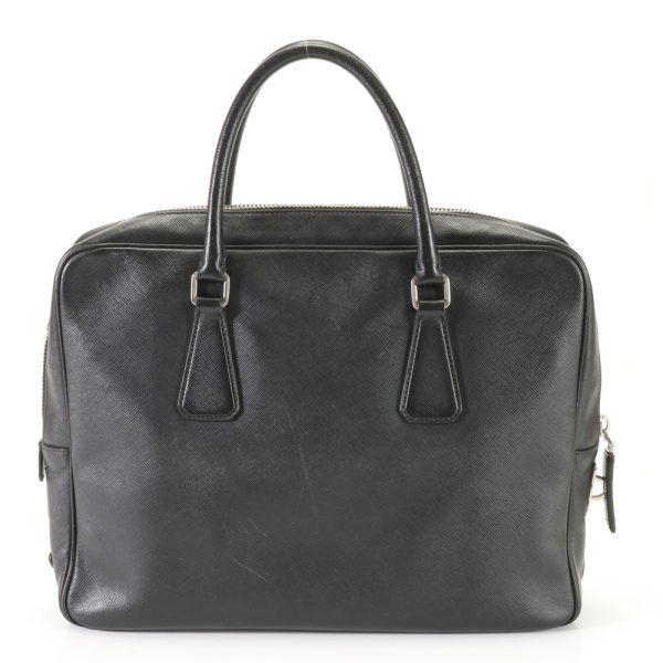 img 01687329 Prada Saffiano Leather Business Bag Black