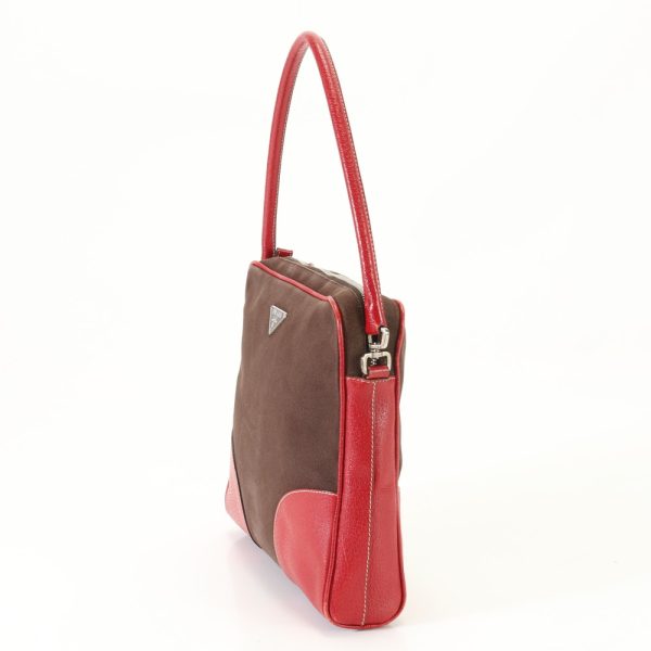 img 01687802 Prada Shoulder Bag Leather Brown