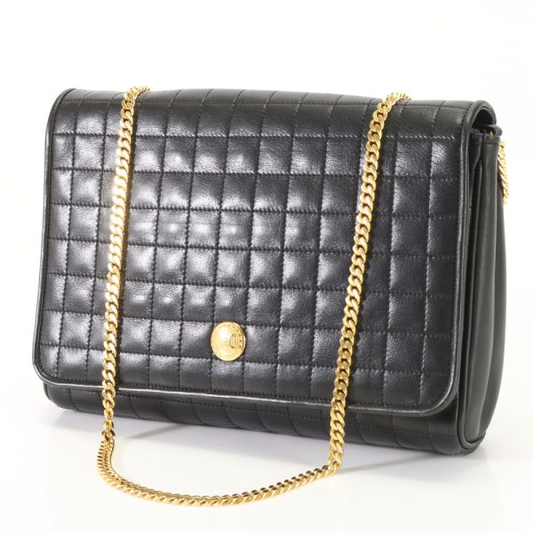 img 01687995 Celine Blason Quilted Leather 2Way Chain Shoulder Bag