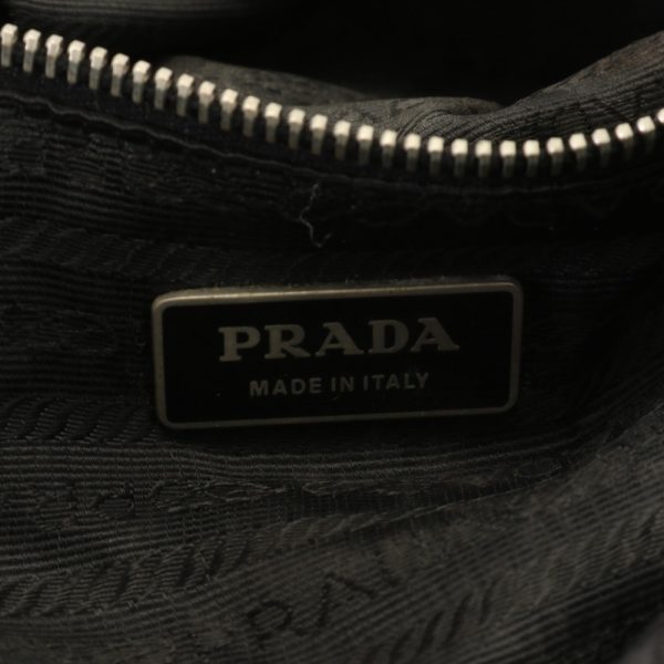 img 01688026 Prada Tessuto Nylon Saffiano Leather Shoulder Bag Leather