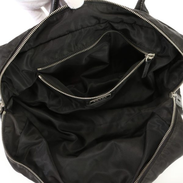 img 01688214 Prada Shoulder Bag Tesuto Nylon Leather Black