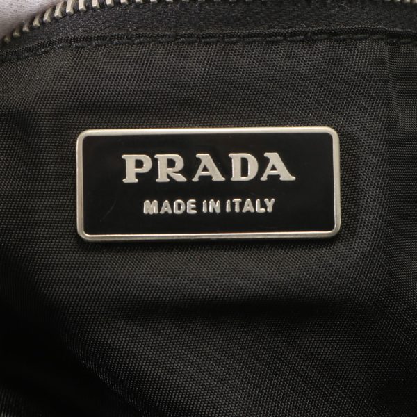 img 01688215 Prada Shoulder Bag Tesuto Nylon Leather Black