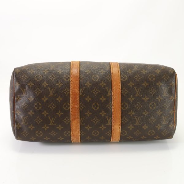 img 01689131 Louis Vuitton Monogram Keepall 45 Boston Bag Brown