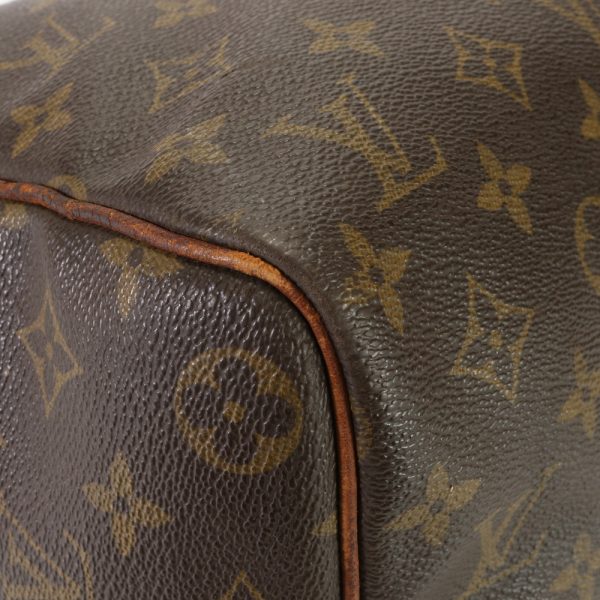 img 01689132 Louis Vuitton Monogram Keepall 45 Boston Bag Brown