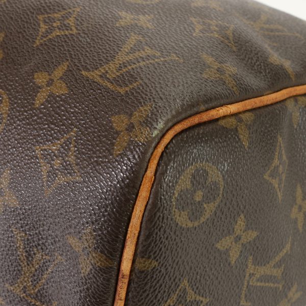 img 01689133 Louis Vuitton Monogram Keepall 45 Boston Bag Brown