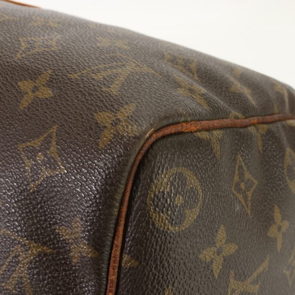 img 01689135 Louis Vuitton Monogram Keepall 45 Boston Bag Brown