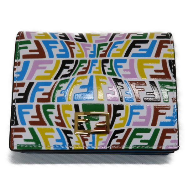 img 0302 Fendi Bi fold Compact Wallet Multi Color