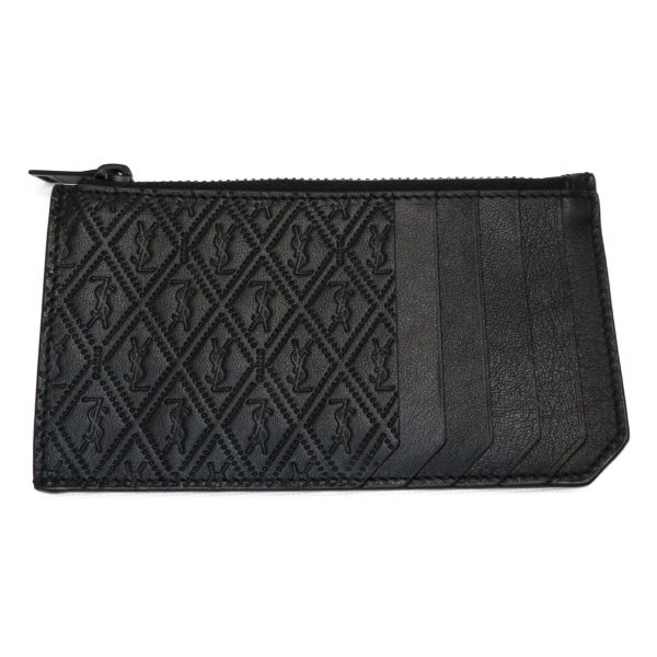 img 0398 Saint Laurent Zip Coin Case Black