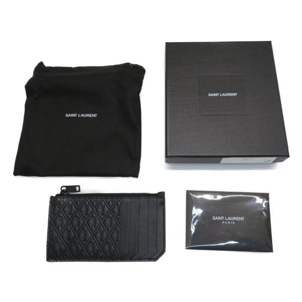 img 0401 Saint Laurent Zip Coin Case Black