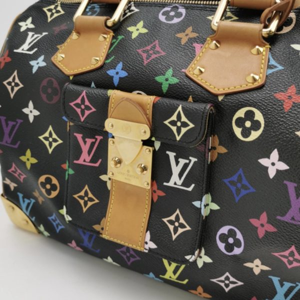 screenshot 5 Louis Vuitton Monogram Multicolor Speedy 30 Handbag Mini Bag Black Noir