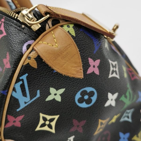 screenshot 4 Louis Vuitton Monogram Multicolor Speedy 30 Handbag Mini Bag Black Noir