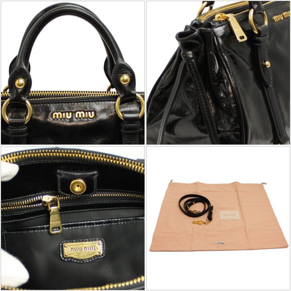 imgrc0063065151 Miu Miu 2way Hand Shoulder Bag Black